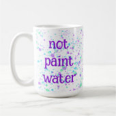 Niet Schilder Water Grappige Verfspatten Koffiemok (Links)