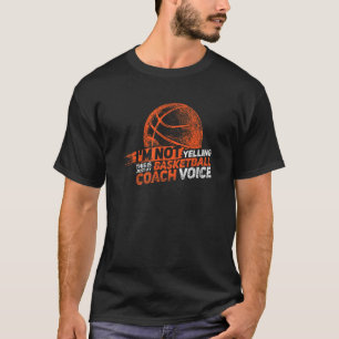 Niet schreeuwen dit is mijn basketbalcoach Voice B T-shirt