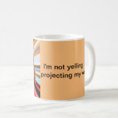 Niet schreeuwen! KoffieMok (Voorkant rechts)