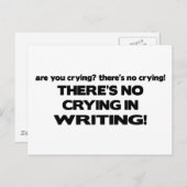 Niet schriftelijk drogen briefkaart (Voorkant / Achterkant)