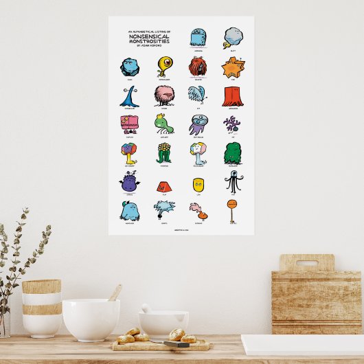 Niet-sensitieve bloedingen poster (Keuken)