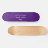 NIET skateboarden Persoonlijk Skateboard (Horizontaal)