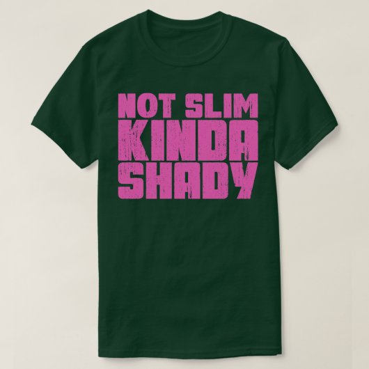 Niet slank, nogal duister t-shirt (Design voorkant)