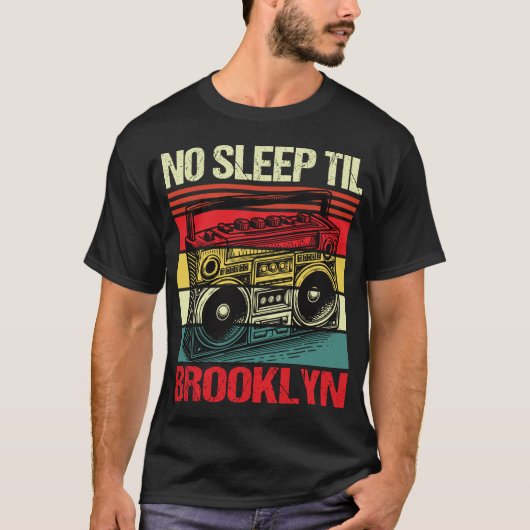 Niet slapen tot Brooklyn T-shirt (Voorkant)