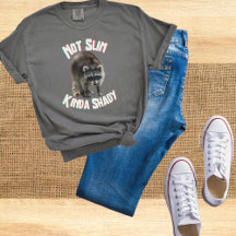 Niet Slim Raccoon Shirt voor Vrouwen