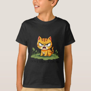 Niet snack op mij grappige kat meme debat Trump Qu T-shirt