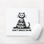 Niet snacken op mij grappige kat 6 muismat (Met muis)