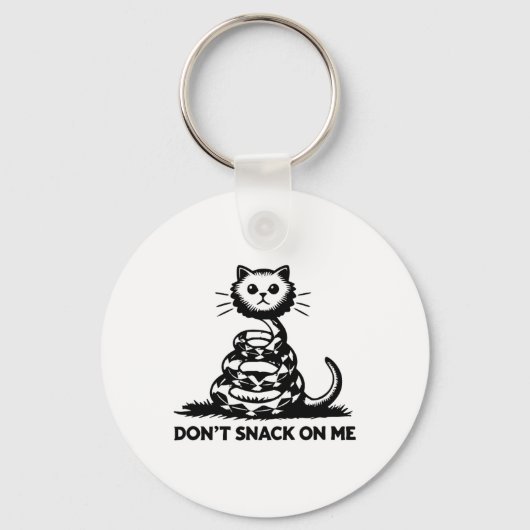 Niet snacken op mij grappige kat 6 sleutelhanger (Voorkant)