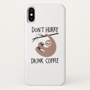 Niet snel Drink koffie Case-Mate iPhone Case