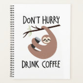 Niet snel Drink koffie Planner (Voorkant)