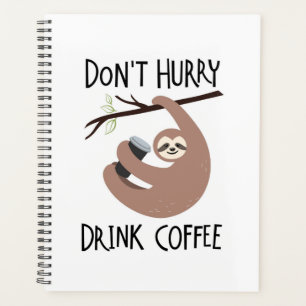 Niet snel Drink koffie Planner