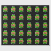 Niet snel en niet erg grappig filmsleuf, donker BG Cadeaupapier (Vlak)