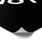 Niet snel en niet erg grappig filmsleuf, donker BG Poster (Hoek)