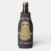Niet snel niet woedend flesjeskoeler (Fles Voorkant)