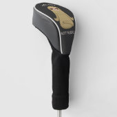 Niet snel niet woedend golfheadcover (Schuin)