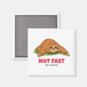 Niet snel niet woedend magneet (Voorkant / Achterkant)