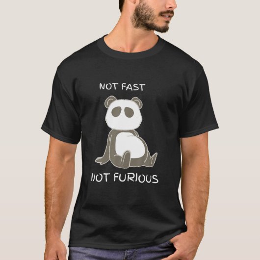 Niet snel niet woedend. t-shirt (Voorkant)