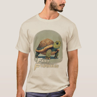Niet snelle schildpad t-shirt