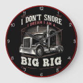 Niet snurken, droom dat ik een grote rig ben grote klok (Voorkant)