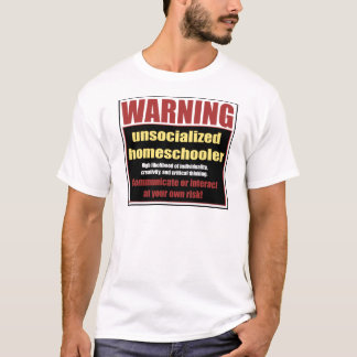 niet-socialistische homeschoolers t-shirt