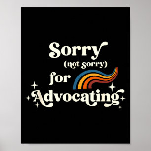 Niet Sorry Voor Het Bepleiten Van Diversiteit Bij Poster
