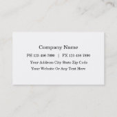 Niet-spoedeisende Visitekaartjes voor medisch verv (Achterkant)