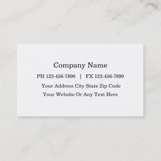 Niet-spoedeisende Visitekaartjes voor medisch verv (Achterkant)