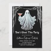 Niet spook deze partij volwassen Halloween Kaart (Voorkant)