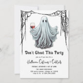 Niet spook dit feest volwassen Halloween Kaart (Voorkant)