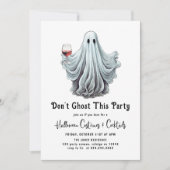 Niet spook dit feest volwassen Halloween Kaart (Voorkant)