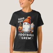 Niet Spooky Halloween Boo Football Crew Funny Ghos T-shirt (Voorkant)