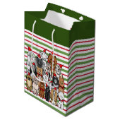 Niet-sporende groepshonden medium cadeauzakje (Voorkant Gekanteld)