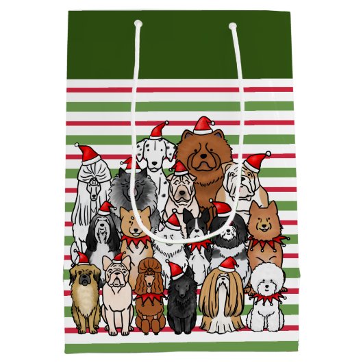 Niet-sporende groepshonden medium cadeauzakje (Achterkant)