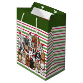 Niet-sporende groepshonden medium cadeauzakje (Achterkant Gekanteld)