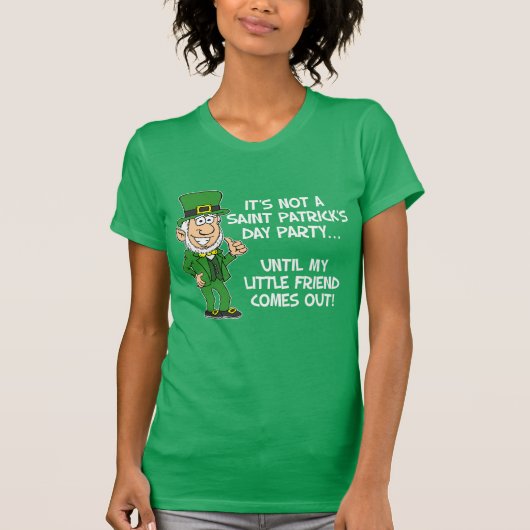 Niet St Patricks Day tot Little Friend (ON DARK) T-shirt (Voorkant)