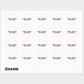 NIET STAAL - De overheid haat concurrentie Ronde Sticker (Vel)