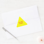 Niet stapelen sticker (Envelop)