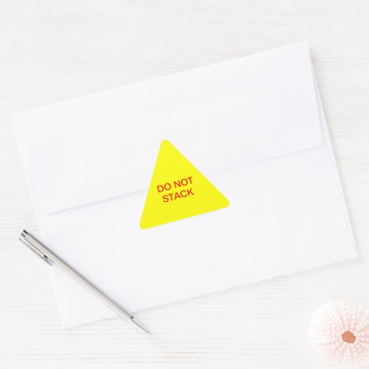 Niet stapelen sticker (Envelop)