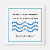 Niet stemmen? Niet klagen! Magneet (Voorkant)