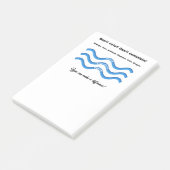 Niet stemmen? Niet klagen! Post-it® Notes (Schuin)
