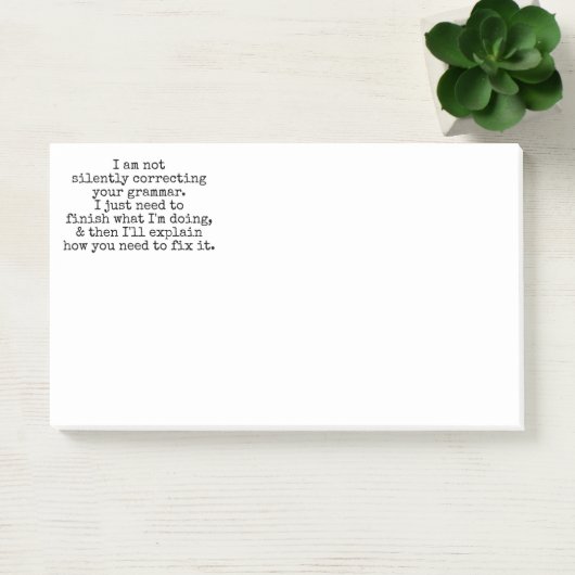 Niet stil corrigeren (nog) post-it® notes (Kantoor)