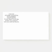 Niet stil corrigeren (nog) post-it® notes (Voorkant)
