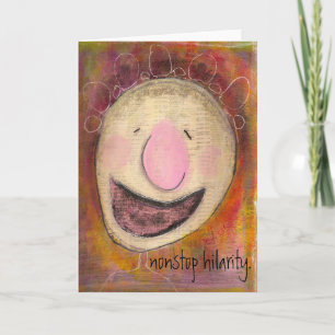 niet-stop hilarity lege kaart