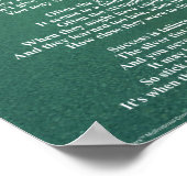 Niet stoppen - 11 x 14-inch Poster (Hoek)