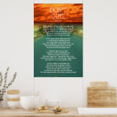 Niet stoppen - 24 x 36-inch Poster (Keuken)