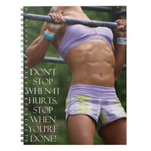 Niet stoppen - Bodybuilding Workout Motivatie Notitieboek