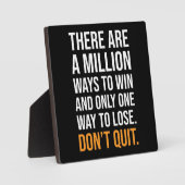 Niet stoppen fotoplaat (Voorkant)