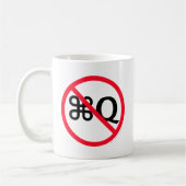 Niet stoppen koffiemok (Links)