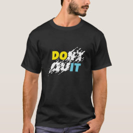 "Niet stoppen" Motivatie T-shirt