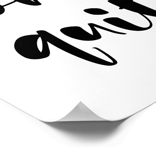 Niet stoppen poster (Hoek)